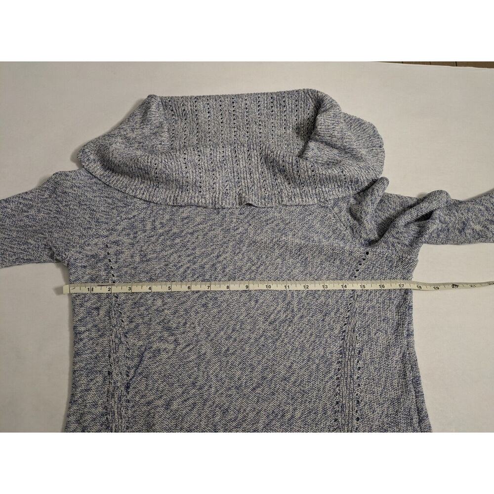 WHBM‎ Sweater Women's Medium Gray Off Shoulder Long Sleeves Pullover - Picture 7 of 7